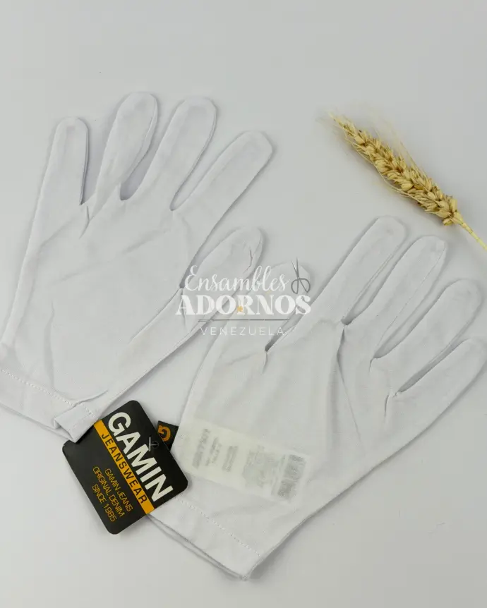 GUANTE DE ALGODON (PQT X 10 PARES)