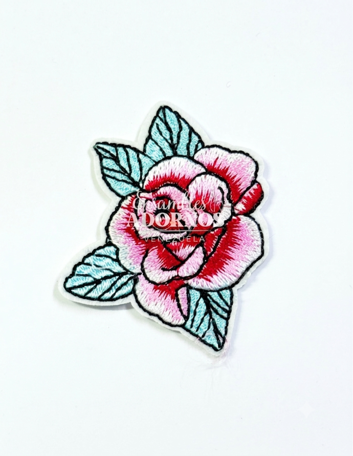 APLICACION PLANCHA ROSA 5X4.5CM (PQT X 20 UND)
