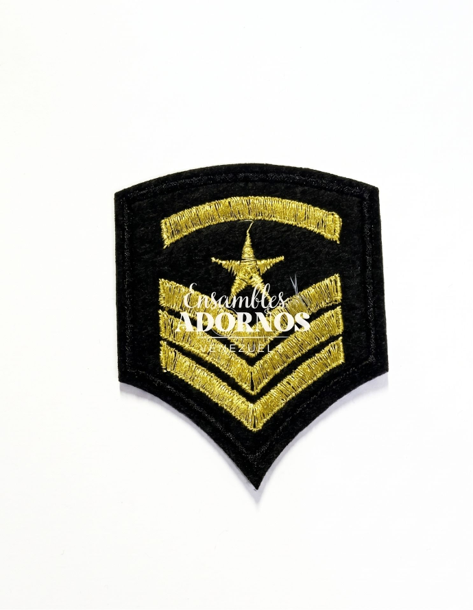 APLICACION PLANCHA MILITAR 5.5X6.7CM (PQT X 20 UND)