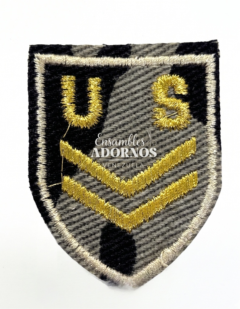 APLICACION PLANCHA MILITAR 4CM X 5CM (PQT X 20 UND)