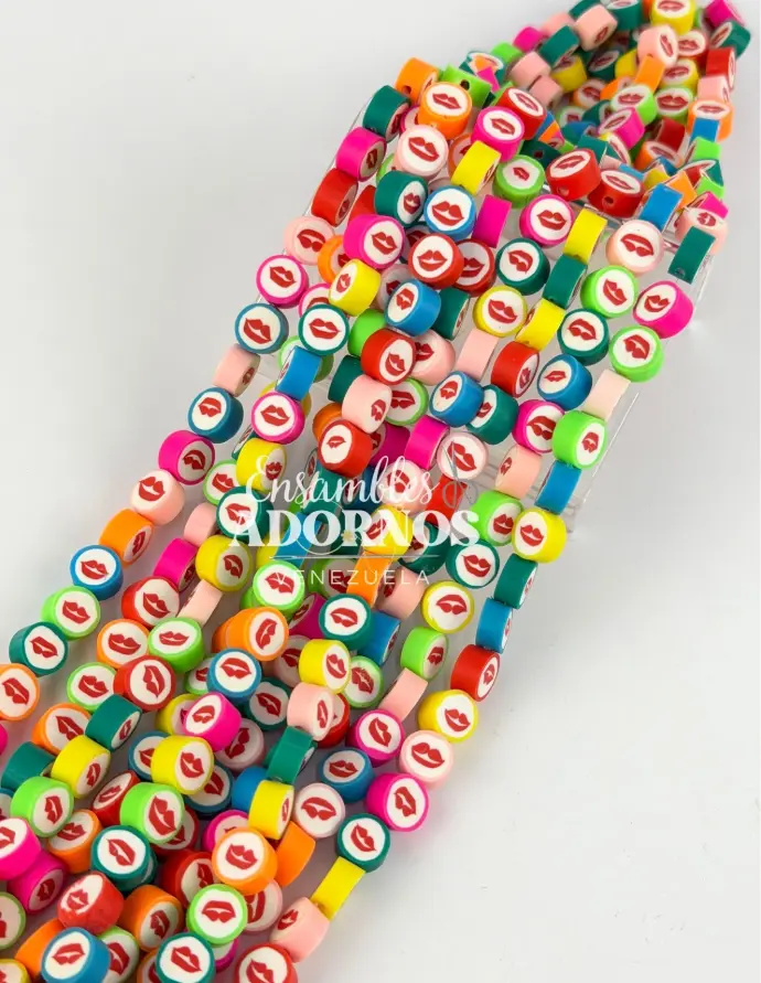 FIMO LABIOS 10MM (SARTA X 40PCS)