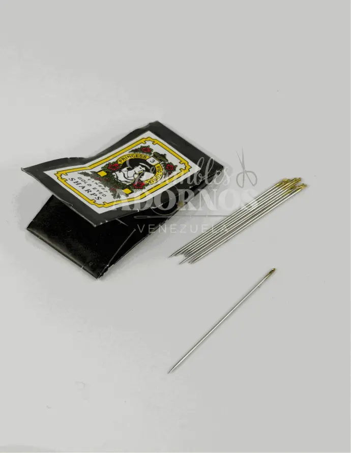 AGUJA DE COSER A MANO OJO #3 (PQT X 10 BLISTER)