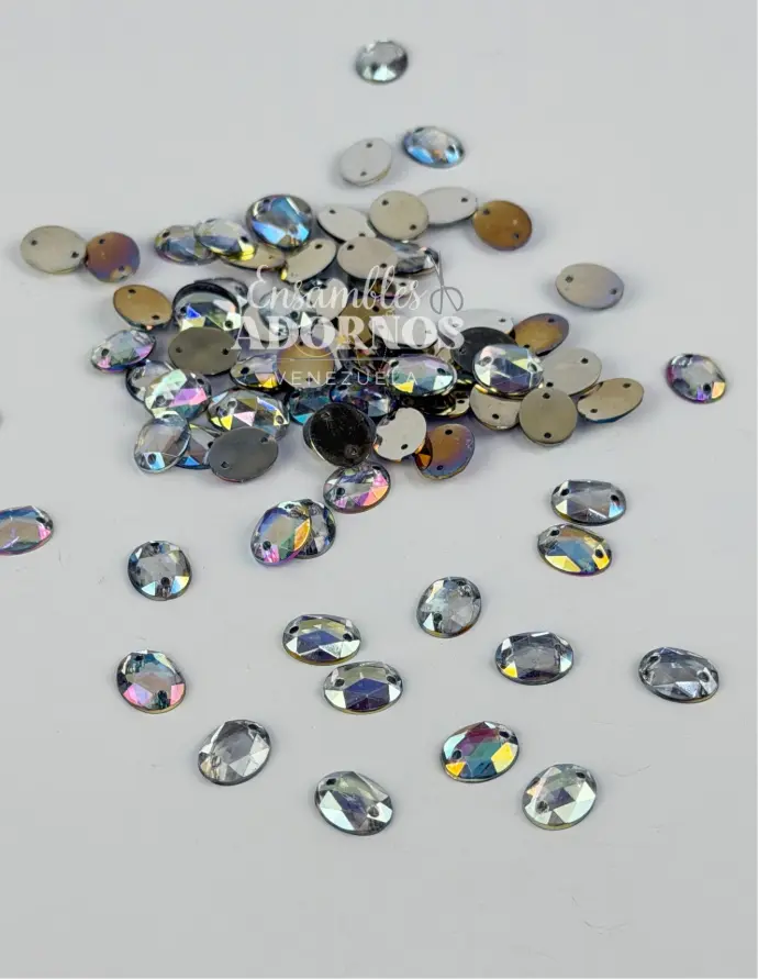 PIEDRA HILO MUNDO OVALADA 8X10MM (PQT X 2000 UND)
