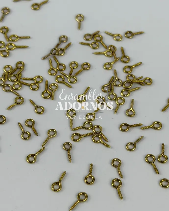 TORNILLO CON ARGOLLA 9MM (PQT X 2000 UND)