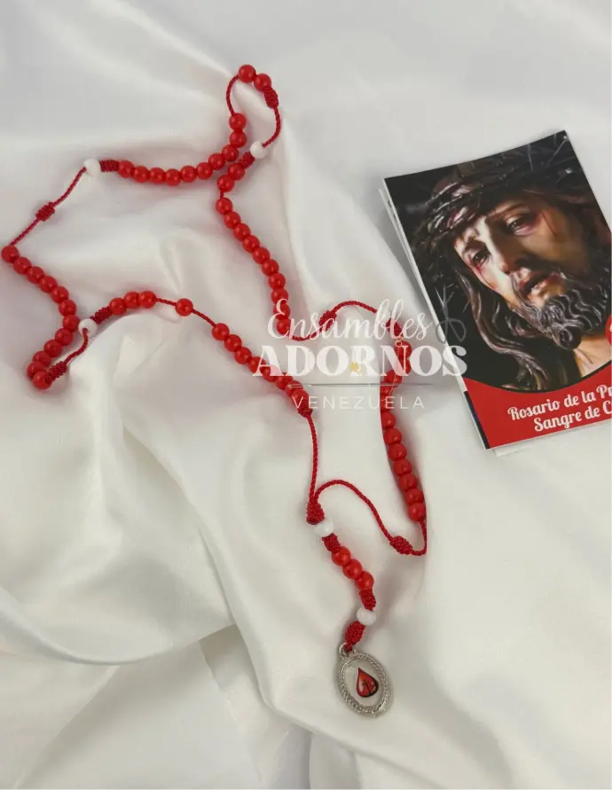 ROSARIO SANGRE DE CRISTO (PQT X 12 UND)