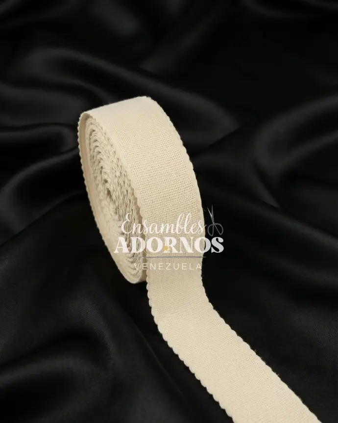 CINTA PUNTA DE CRUZ 3.5 CM (ROLLO X 25 MTS)