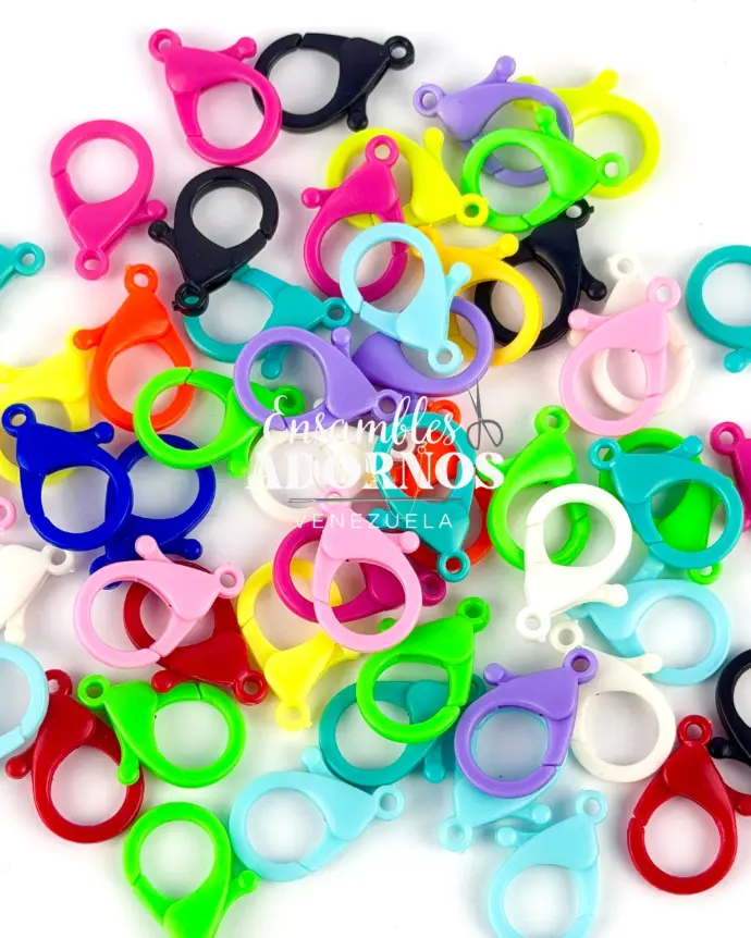 BROCHE PICO DE LORO PLASTICO (PQT X 200 UND)