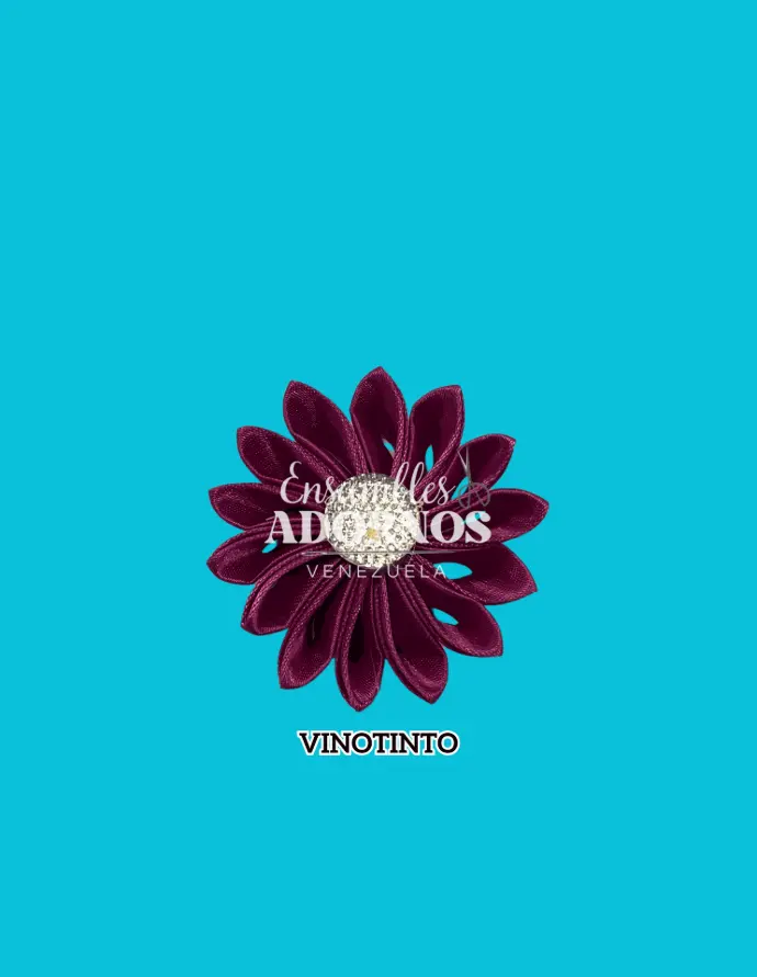 APLICACION FLOR CON PIEDRA