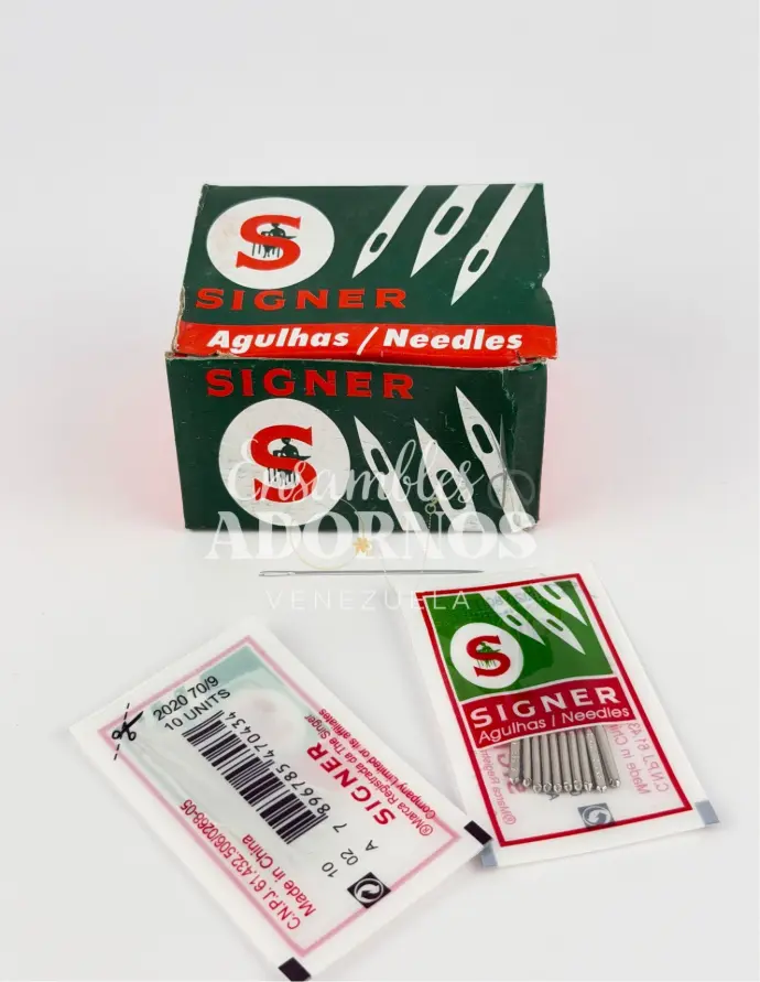 AGUJA SINGER (CAJA X 25 SOBRES)