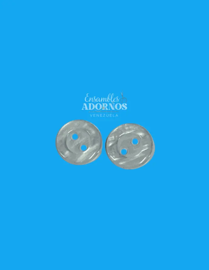 BOTON CAMISERO 2 HUECOS VERONA 18L (PAQUETE X 1728UNID)