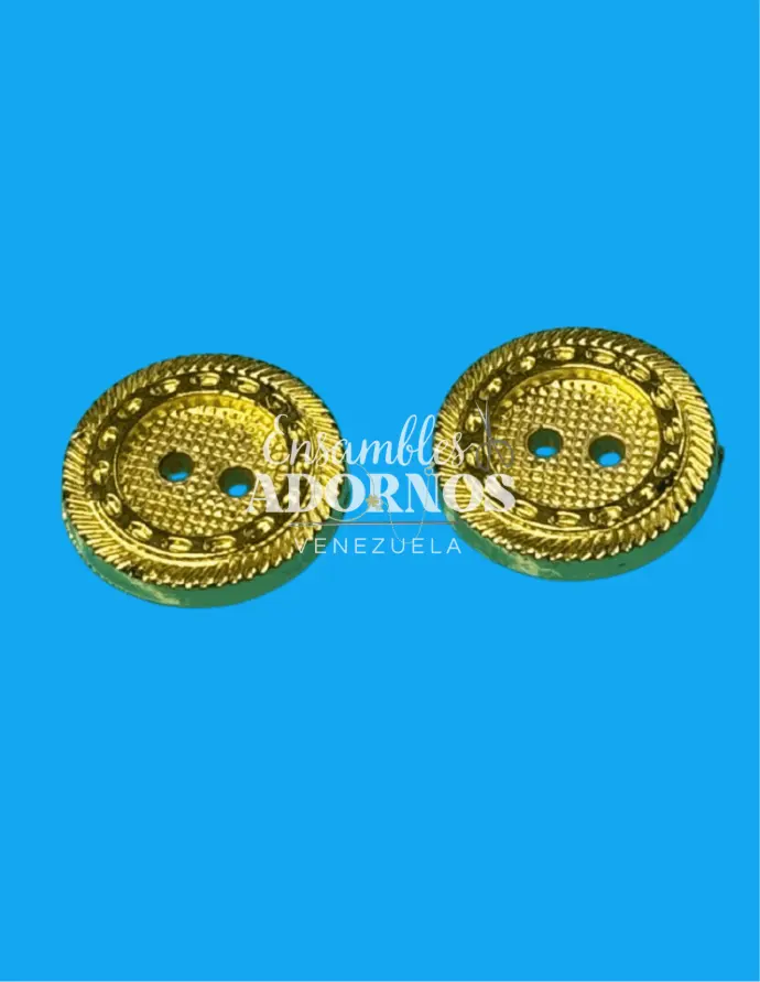 BOTON METALIZADO 2 HUECOS 20L