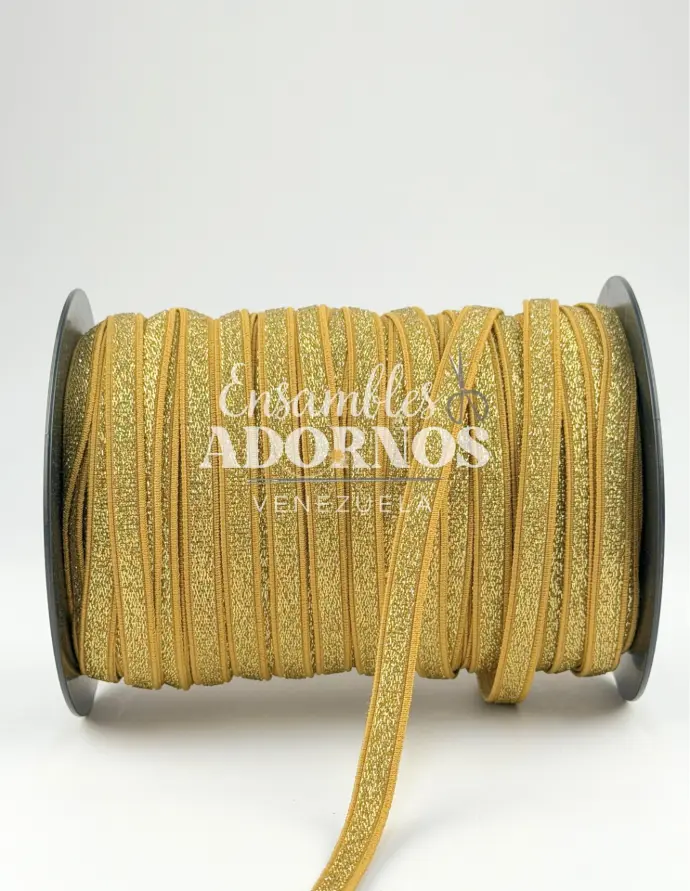 ELASTICA LUREX 1.0CM (ROLLO X 100 MTS)