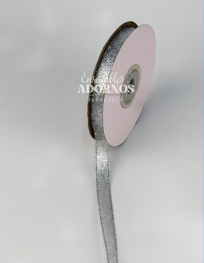 CINTA LUREX 1.0CM 3/8" (ROLLO X 25 YDS)