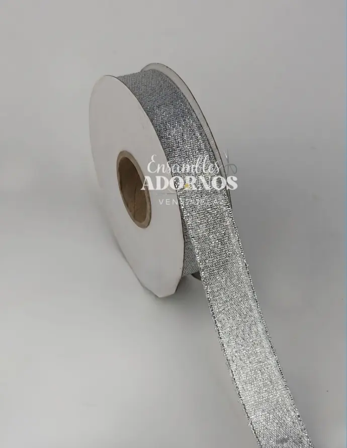 CINTA LUREX 1.5CM 5/8"(ROLLO X 25 YDS)