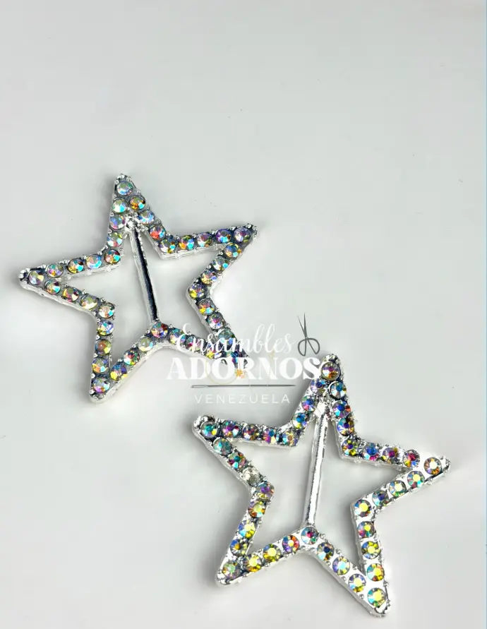 HEBILLA STRASS AB 4.9CMX5CM (PQT X 10 UND)
