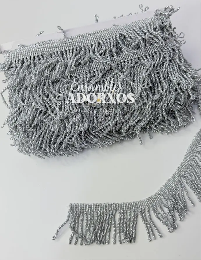 FLECO RETORCIDO LUREX 5CM (PZA X 15YDS)