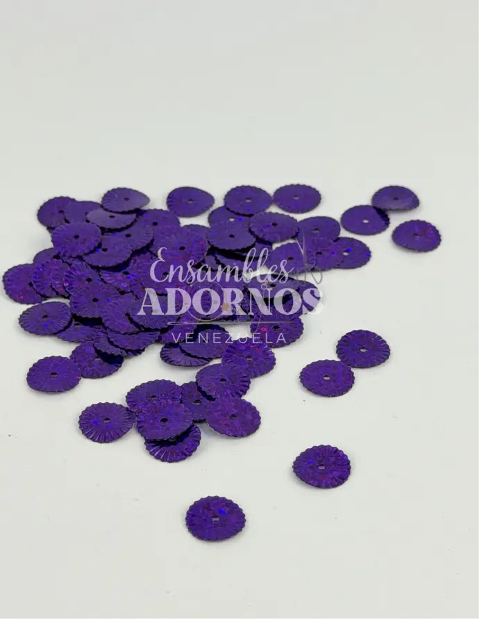 LENTEJUELA SUELTA OLEOGRAFICA CIRCULO 10MM (PQT X 500GRS)