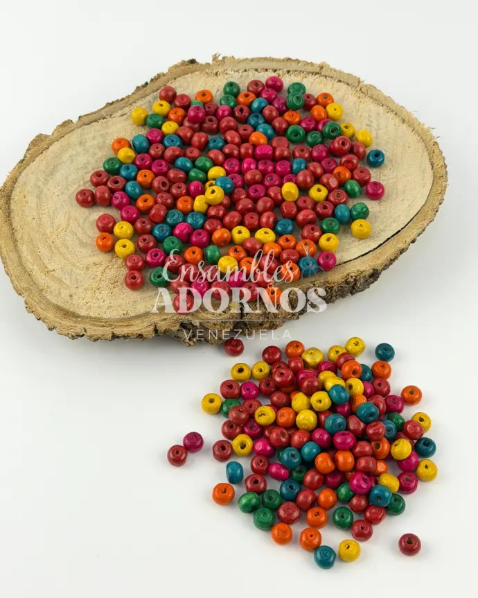 PEPA MADERA REDONDA 5X6MM (PQT X 1KG)