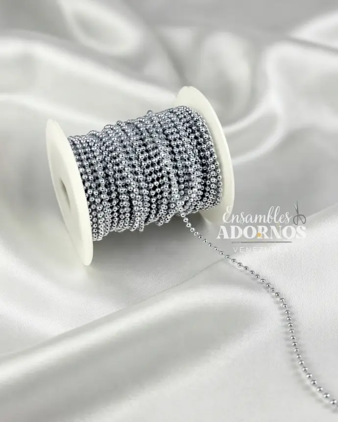 PERLA CONTINUA 3MM (ROLLO X 25 YDS)