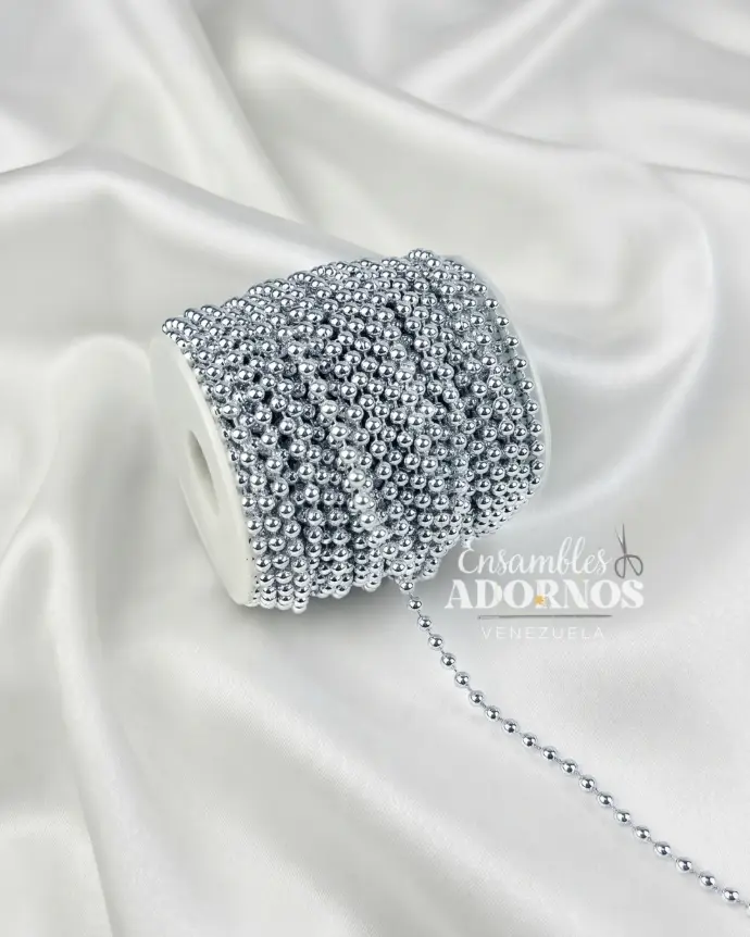 PERLA CONTINUA 4MM (ROLLO X 25 YDS)