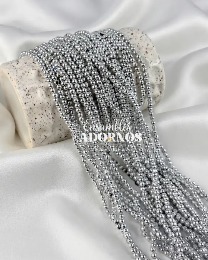 PERLA COLLAR 4MM (PQT X 12 SARTAS)