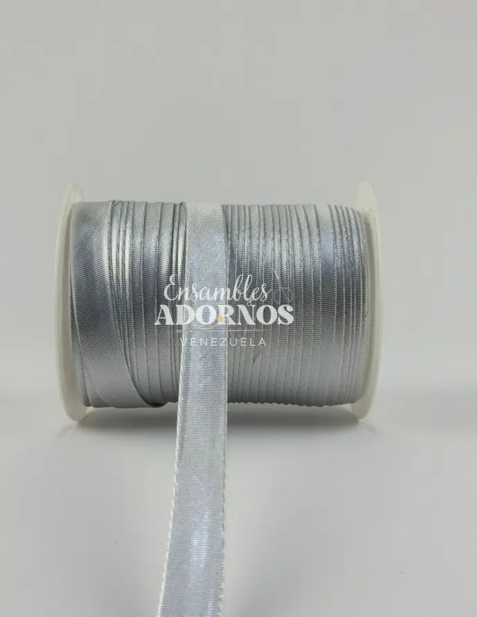 SESGO METALIZADO 1.5CM (ROLLO X 100 YDS)