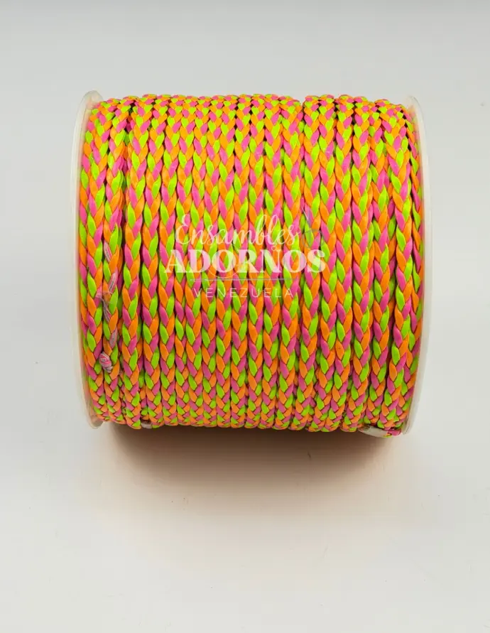 CORDON TRENZADO PLANO 4MM (ROLLO X 100 MTS)