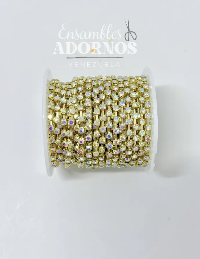 STRASS METALICO 16SS (ROLLO X 10 YDS)