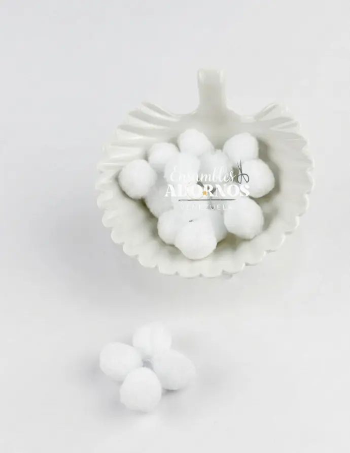 POMPOM SUELTO 2.5CM (PQT X 1000UND)