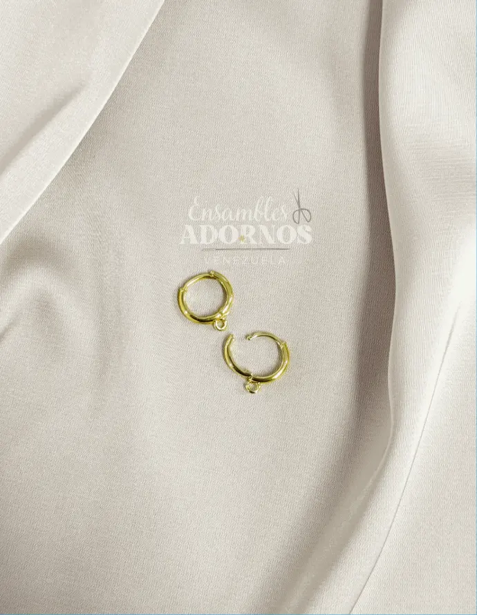 BROCHE ESPAÑOL LATON 12MM (PAQUETE X 12 PARES)