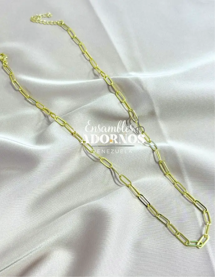 CADENA ESLABON LATON 3X9MM (UNIDAD)
