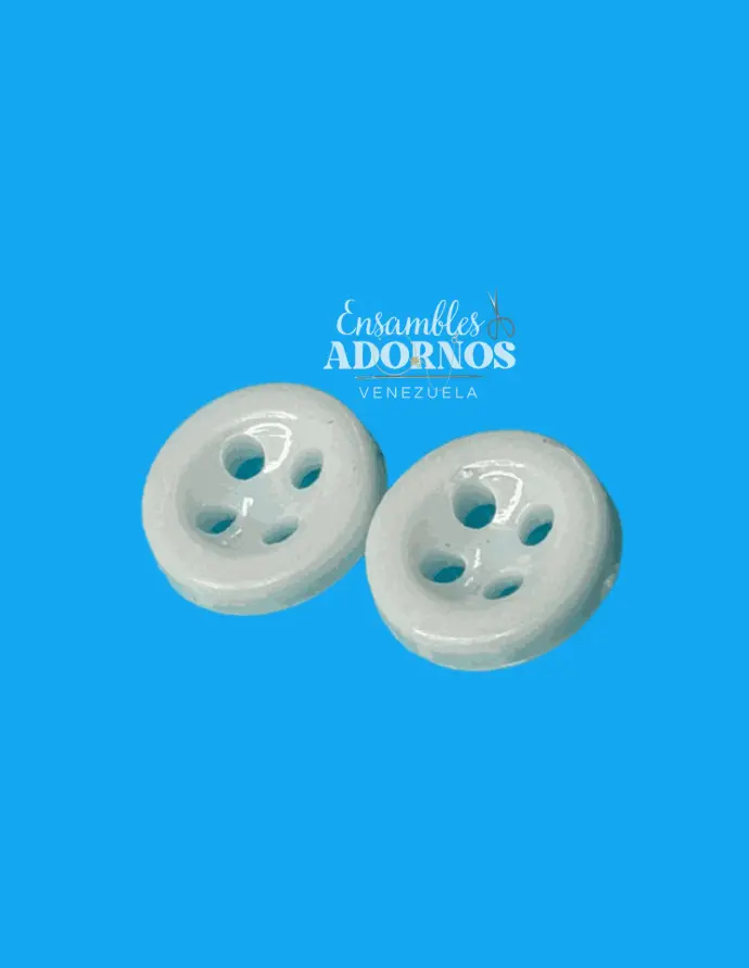 BOTON CAMISERO PASTA 4 HUECOS 18L (PAQUETE X 720UNID)