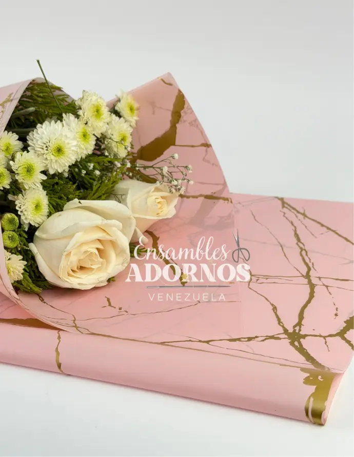 PAPEL COREANO MARMOL 58X58CM (PQT X 20 LAMINAS)