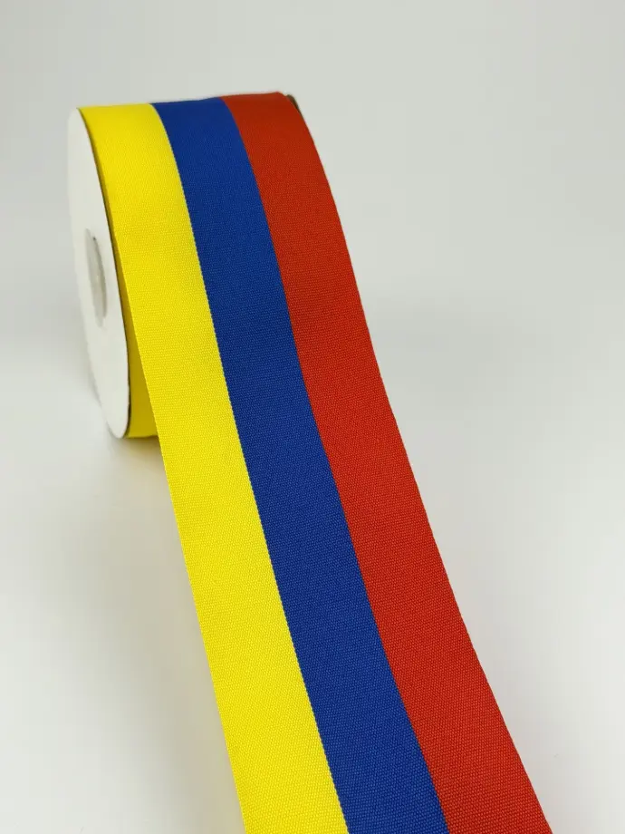CINTA TRICOLOR 7CM (ROLLO X 23 MTS)