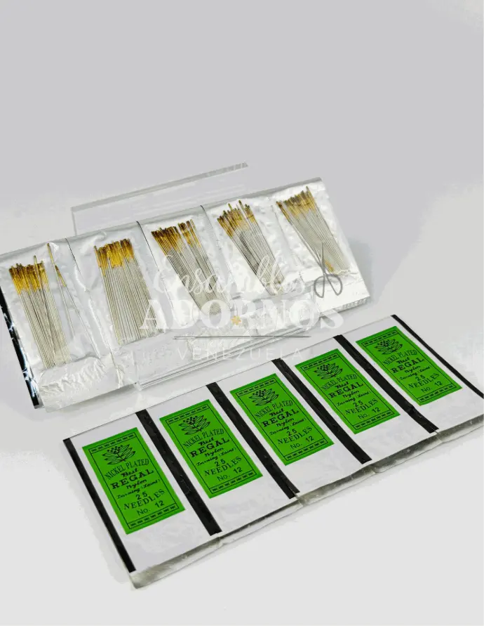 AGUJA MOSTACILLA OJO DORADO (CAJA X 40 BLISTER)