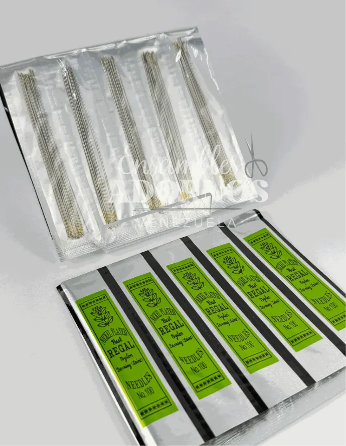 AGUJA MOSTACILLA OJO DORADO (CAJA X 20 BLISTER)