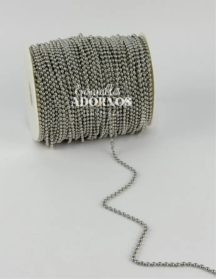 CADENA BOLITA HIERRO 3.0MM (ROLLO X 100 MTS)