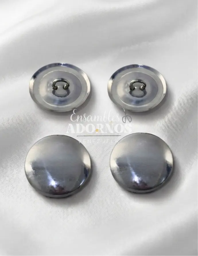 BOTON PARA FORRAR 28MM (PAQUETE X 500SET) 