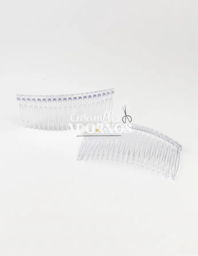 PEINETA PLASTICA 9CM (PQT X 12 UND)