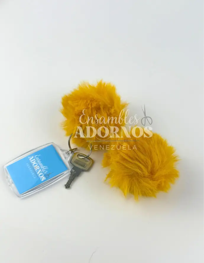 POMPON LLAVERO 6CM (PQT X 50UND)