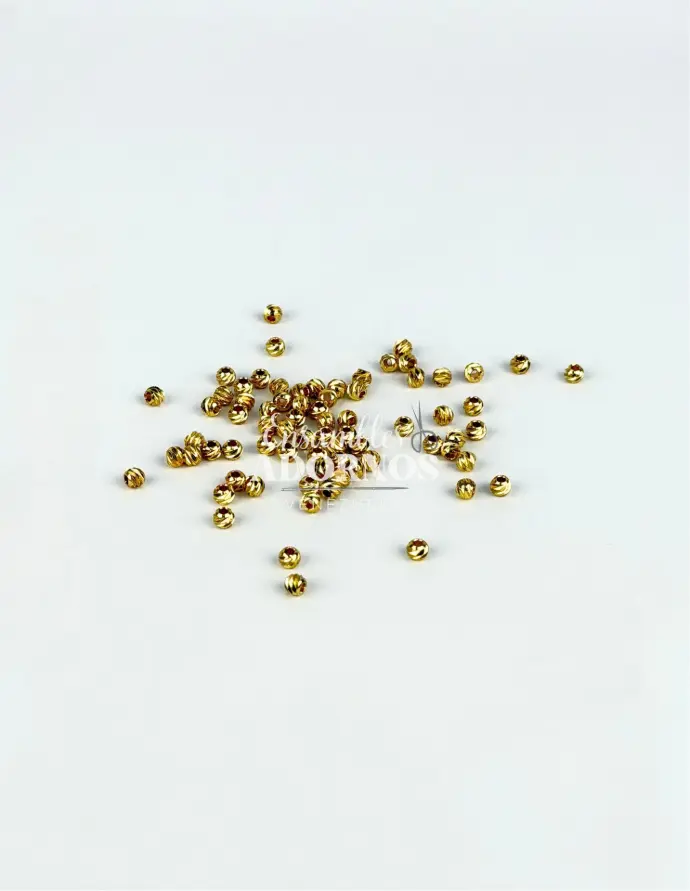 SEPARADOR BALIN GRABADO LAMINADO LATON 3MM (PQT X 200 UND)