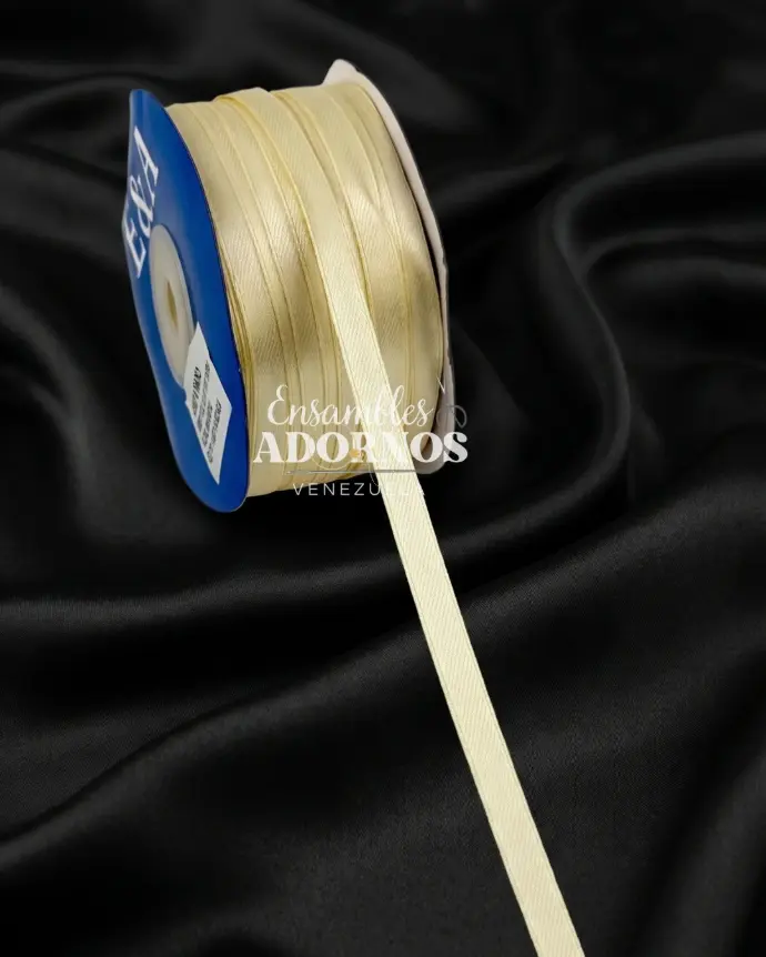 CINTA RASO DOBLE CARA 0.7CM (ROLLO X 100 YDS)