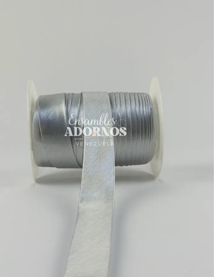 SESGO METALIZADO 2.5CM (ROLLO X 50 YDS)