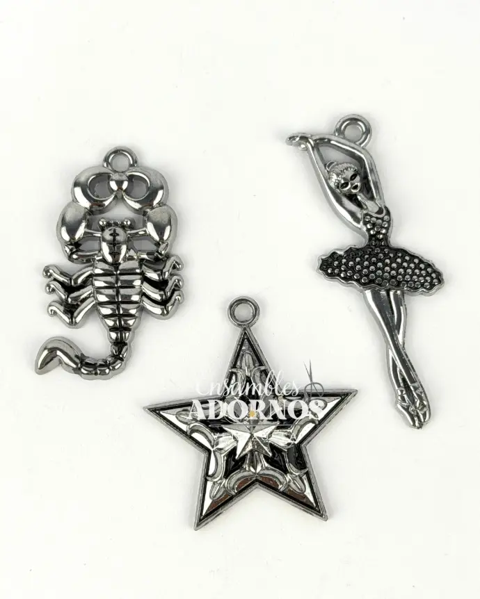 DIJES METALICOS ACERO INOXIDABLE SURTIDOS (PQT X 30 UND)