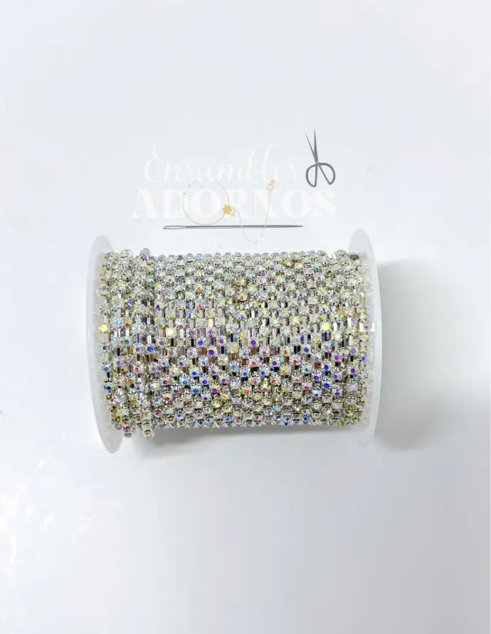 STRASS METALICO 12SS (ROLLO X 20YDS)