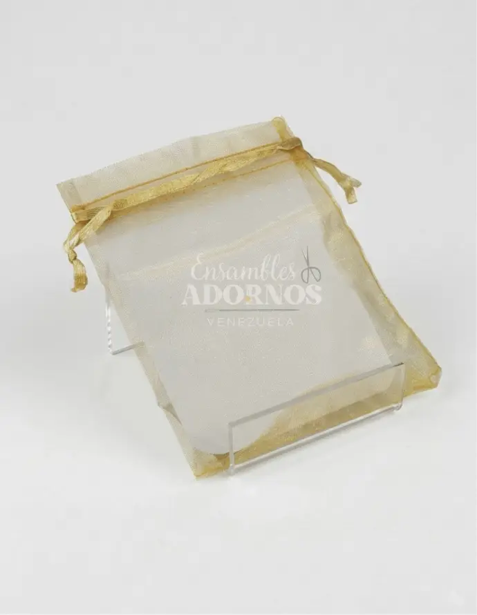 BOLSAS  ORGANZA 9X12CM (MAZO X 10 PQT (12 UNID C/PQT)