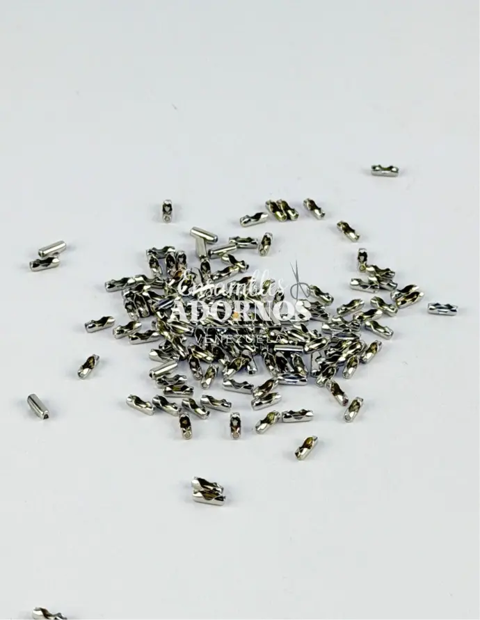 TERMINAL PARA CADENA BOLITA HIERRO 1.5MM (PQT X 1000 UND)