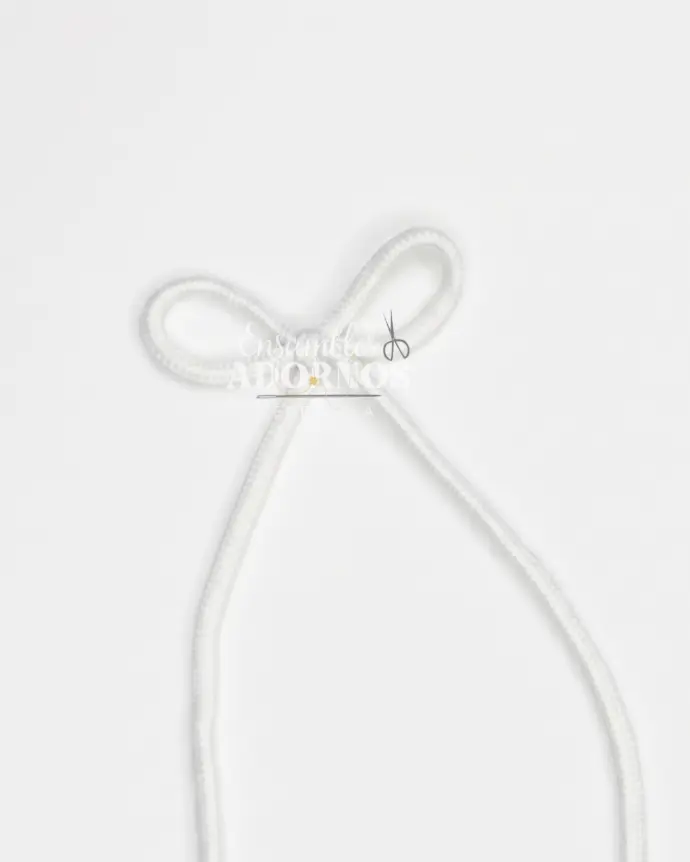 CORDON REDONDO ALGODON 6MM "140CM" (PQT X 144 PARES)