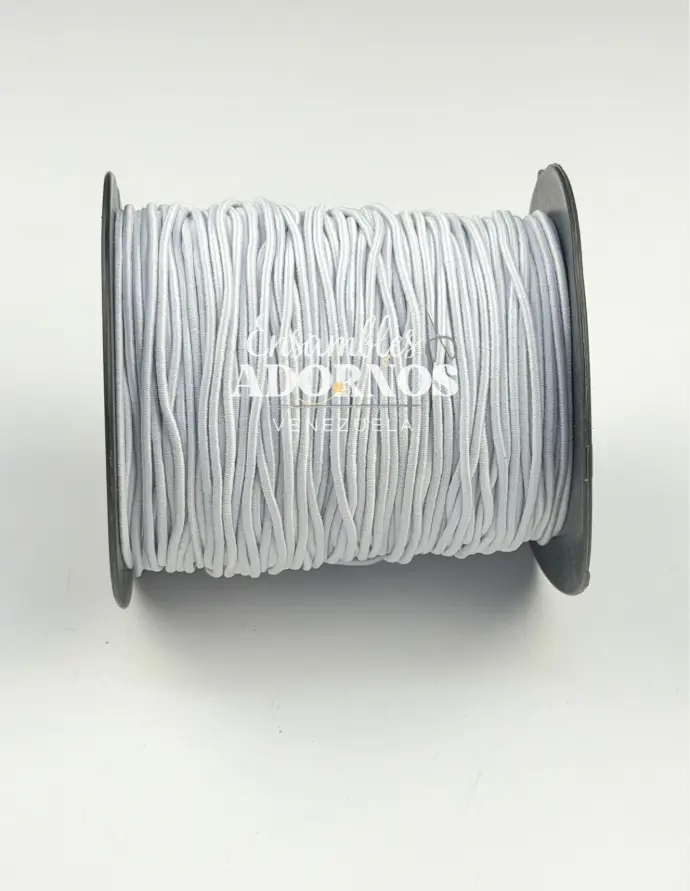 CORDON ELASTICO REDONDO 1.5MM (ROLLO X 100 MTS)