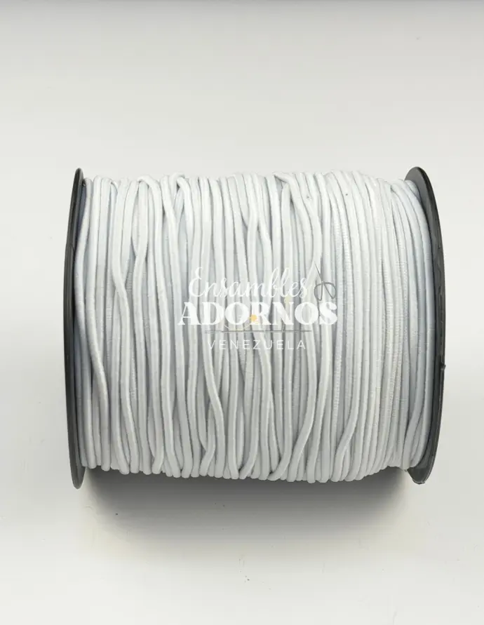 CORDON ELASTICO REDONDO 2.0MM(ROLLO X 100 MTS)